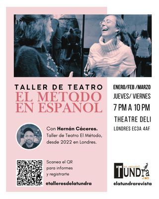 Workshop de Teatro: El Método con Hernán Cáceres Workshop de Teatro: El Método con Hernán Cáceres