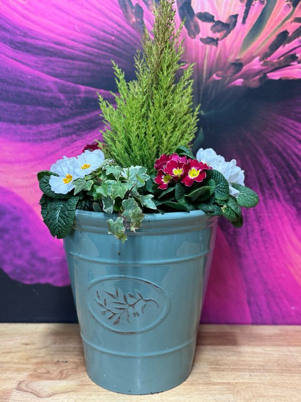 Green Outdoor Planter