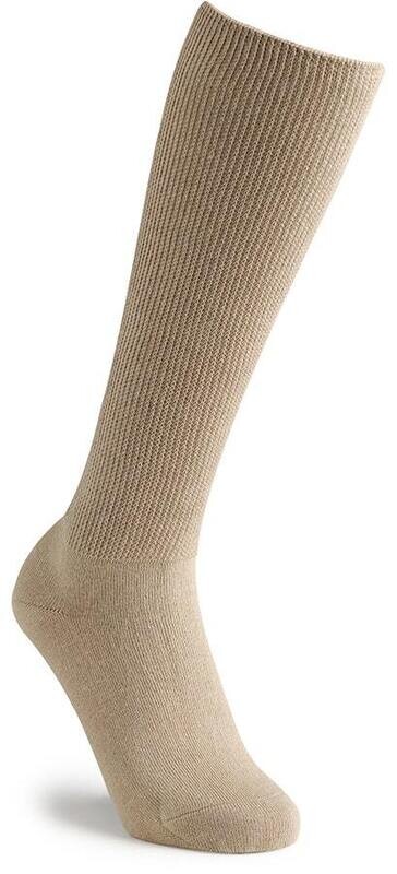 Extra Extra Roomy Fuller Fitting Knee Length Socks (1 pair pack), Colour: Oatmeal