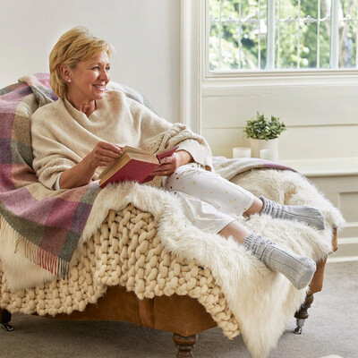 Extra Roomy Super‑Soft Bed Socks (2 pair pack)