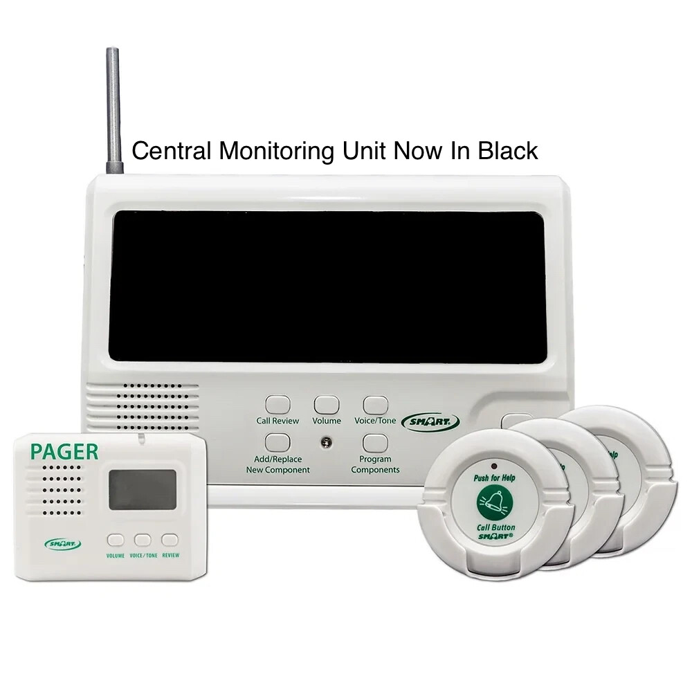 Clinic Central Monitoring Unit with 3 x Call Buttons &amp; Pager