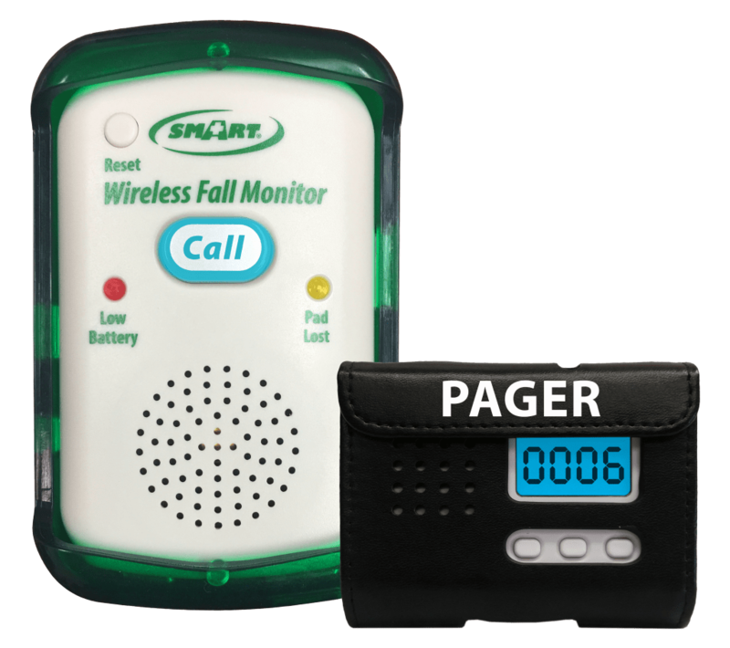 Quiet Wireless Fall Alarm Monitor (Pager Not Included)