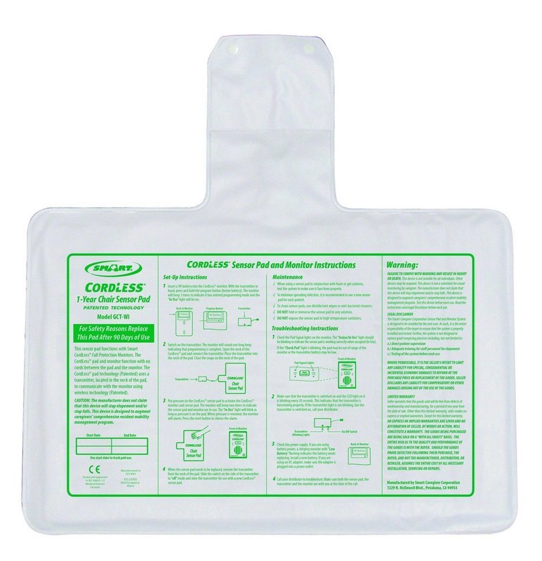 Cordless Chair Sensor Pad (For TL-2100G Monitor)