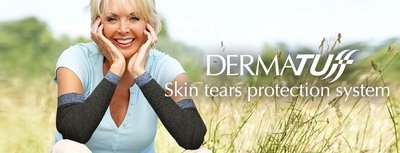 DermaTuff Arm Sleeves for Skin Tears. Oatmeal or Black DermaTuff Arm Sleeves for Skin Tears. Oatmeal or Black