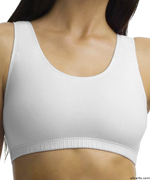 Pull On Bras - Cotton Midriff Comfort Bra Vest For Senior Women