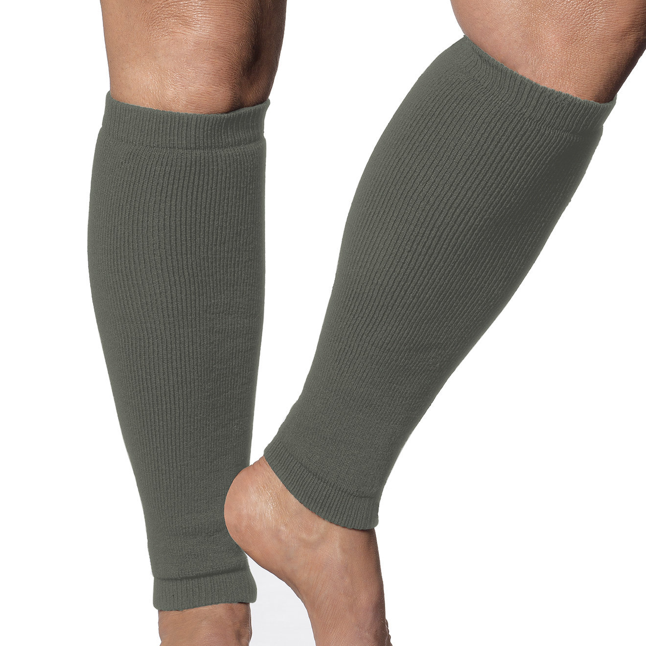 Leg Protectors- Light Weight. UPF 50+ Sun Protection Frail Skin Protectors. (Pair), Colour: Olive
