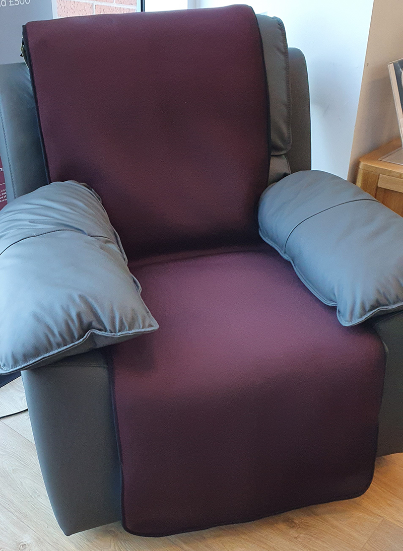 Treat Eezi Rise/ Recliner Chair Overlay, High-Risk. (195cm x 60cm x 3cm) - temporarily out of stock