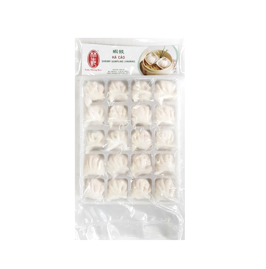 FZ【冷冻】林生记虾饺~500g（17.6 oz）