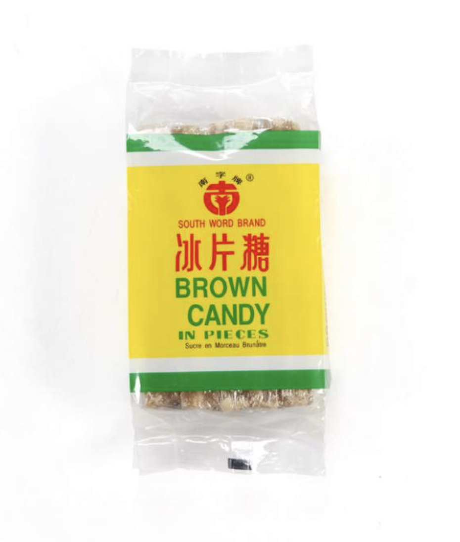 南字冰片糖 South word brand Brown Candy in Pieses 400g (14 oz)