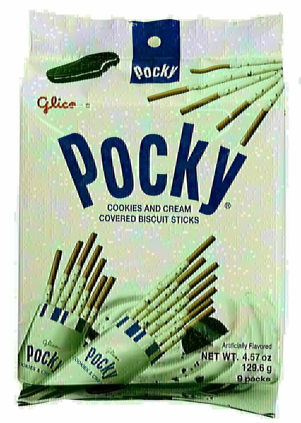 Pocky COOKIES AND CREAM COVERED BISCUIT STICKS ~129.6g（4.57oz） Pocky COOKIES AND CREAM COVERED BISCUIT STICKS 129.6 (4.57oz)