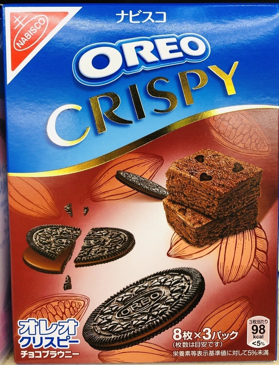 OREO奥利奥巧克力布朗尼 Oreo Crisp Chocolate Brownie～8pc*3