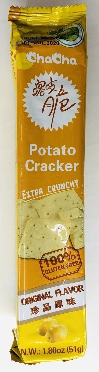 ChaCha咯吱脆珍品原味 ChaCha Potato Cracker EXTRA CRUNCHY ORGINAL FLAVOR～1.80oz(51g)