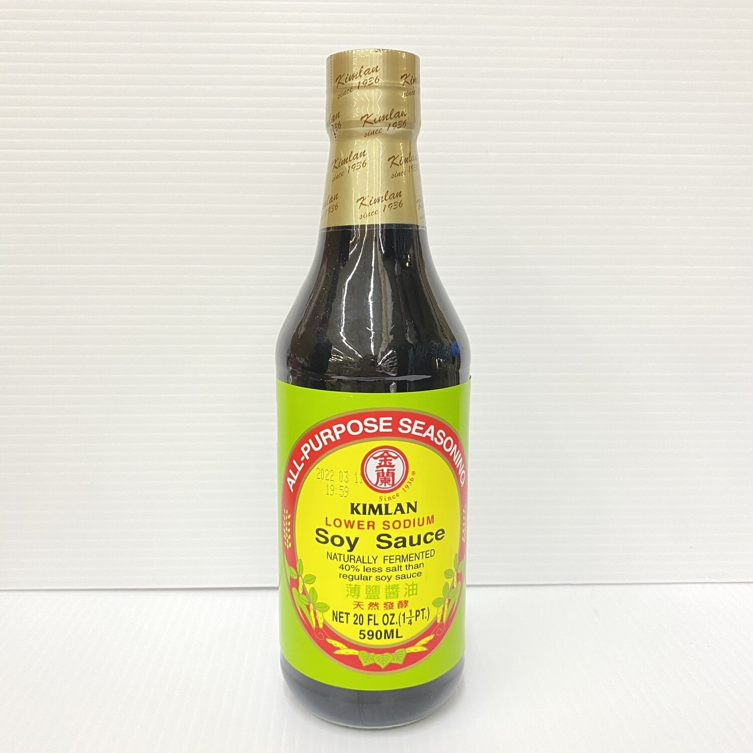 GROC【杂货】金兰 薄盐酱油 20FL OZ (590ML)