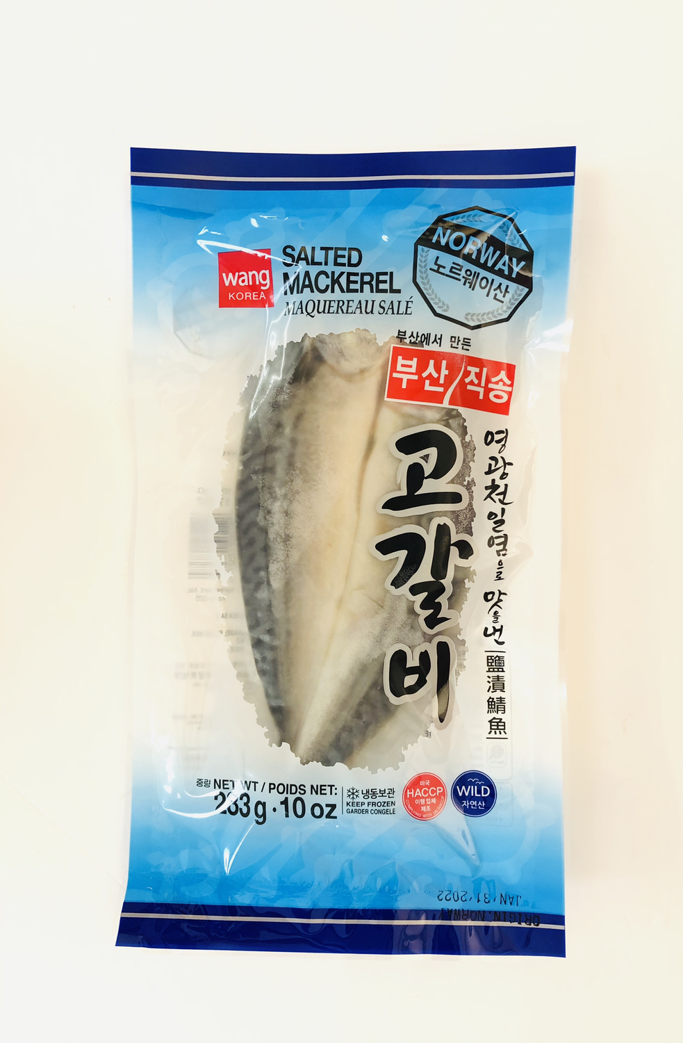 Wang KOREA 盐渍鲭鱼 SALTED MACKEREL 283g.10oz