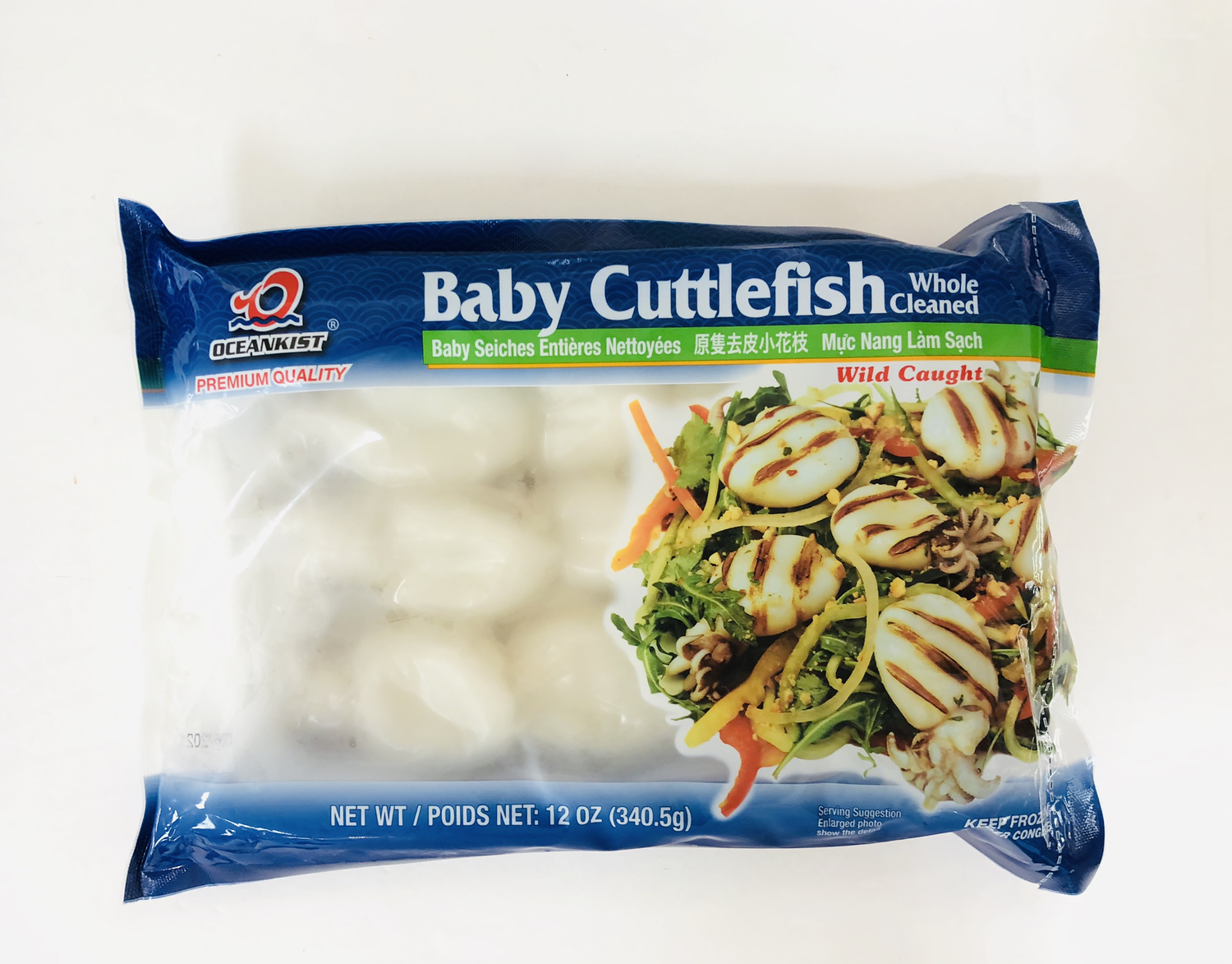 OCEANKIST 原只去皮小花枝(鱿鱼) Baby Cuttlefish(Whole Cleaned) 12OZ(340.5g)