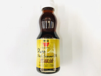 味全 黑麻油 WEI-CHUAN Pure Black Sesame Oil 6.25fl.oz.(184ml)