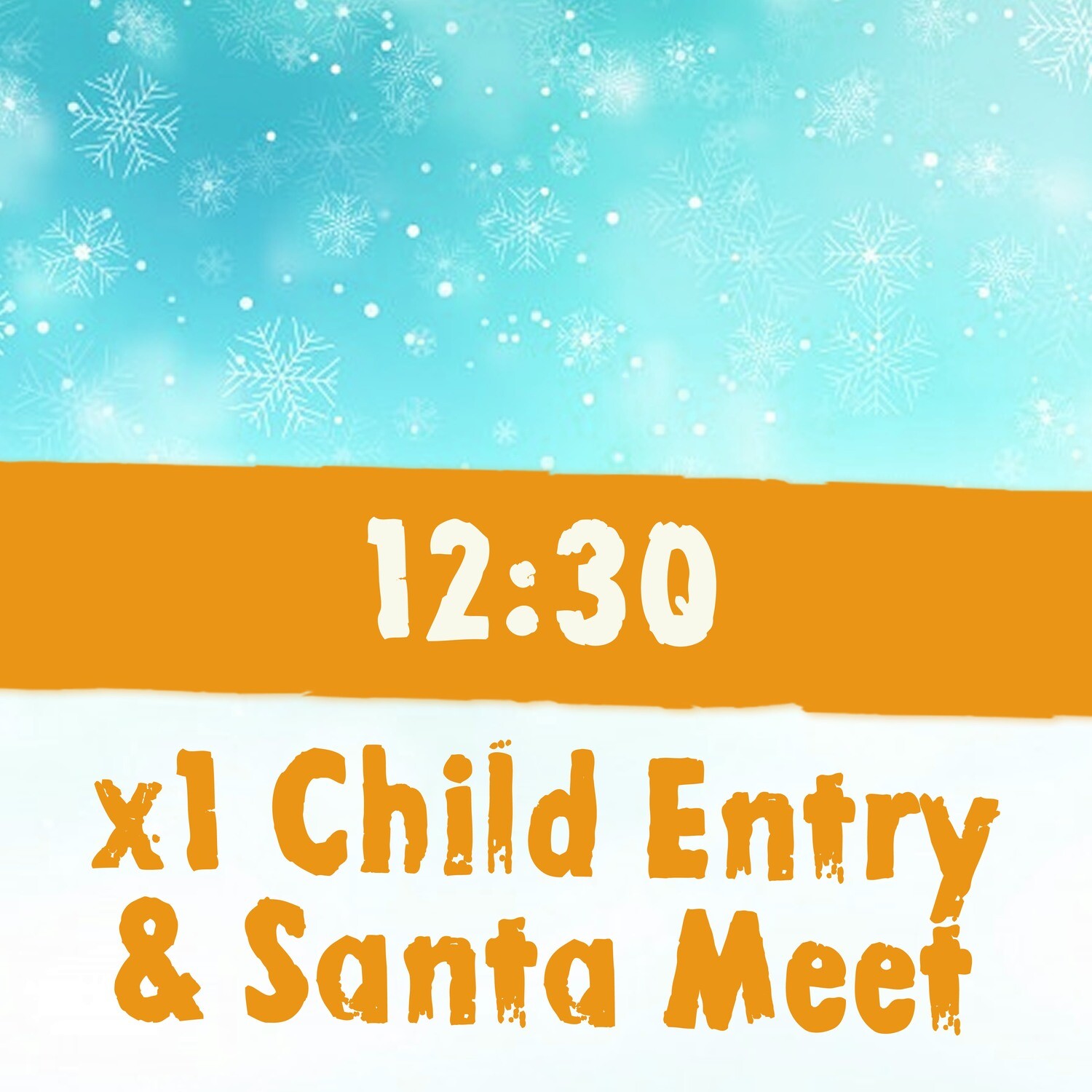 x1 Child Admission + Santa Meet 23rd Dec / 12:30