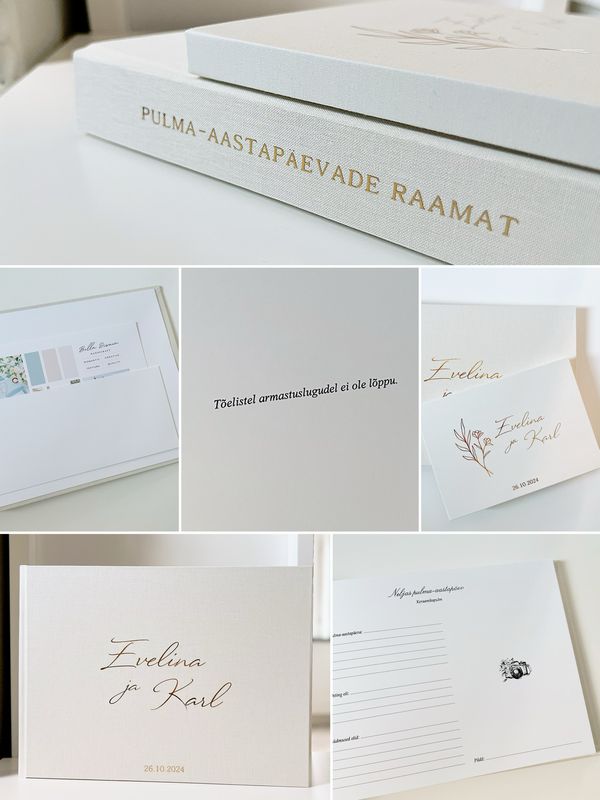 Pulma-aastapäevade raamat - Meie armastuslugu
