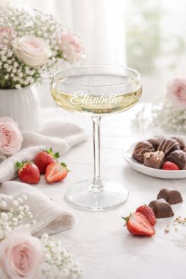 Nimeline šampanjaklaas