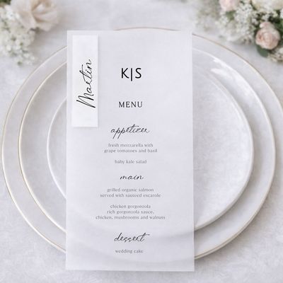 Kohakaardid, menüükaardid, kohakaart, menüükaart, menüü pulma