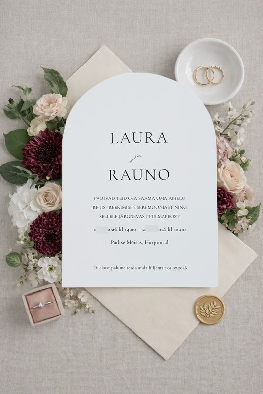 Eritellimusel pulmakutsed