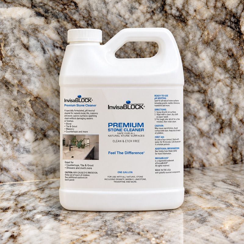 InvisaBLOCK™ Premium Stone Cleaner Gallon InvisaBLOCK™ Premium Stone Cleaner Gallon