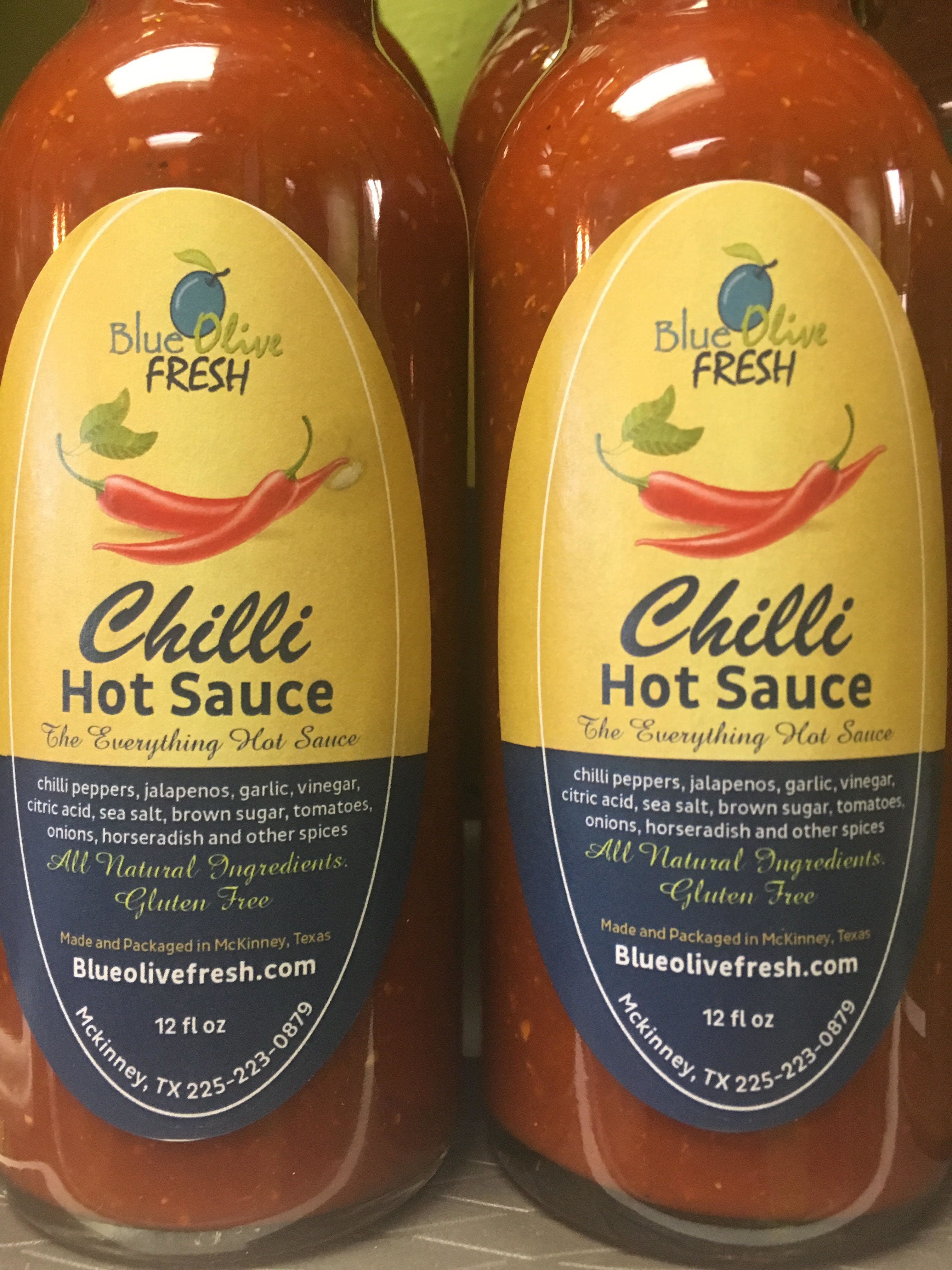 Chili Hot Sauce (Spicy Chili Sauce) – SHOP – Blue Olive Grill