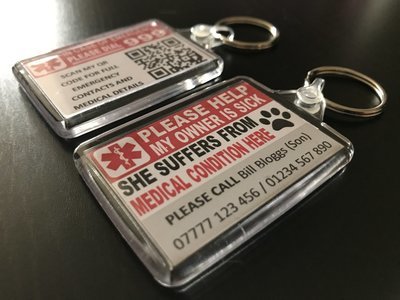 QR Medical K9 Keyring