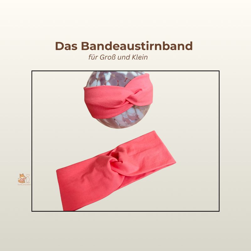 Das Bandeaustirnband | für Groß und Klein