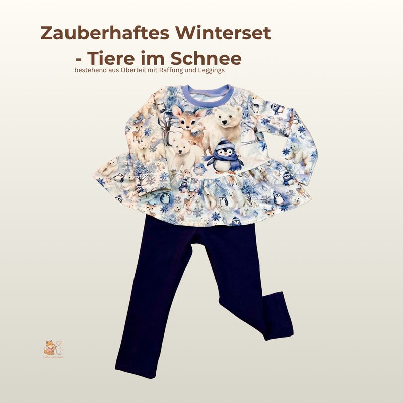 Zauberhaftes Winterset - Tiere im Wald