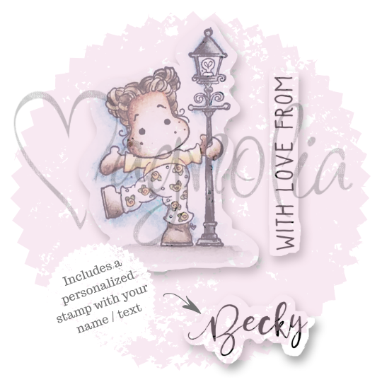 Personalized Stamp - Tildas Lamp Post