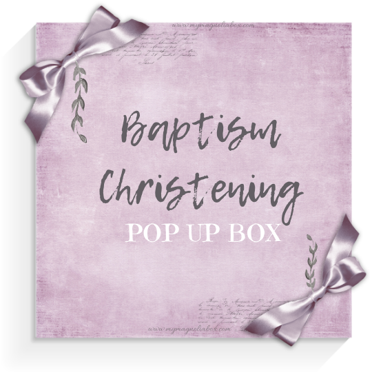 SOLD OUT! POP UP BOX Baptism /Christening