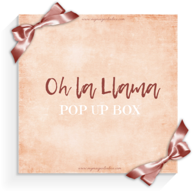 SOLD OUT! It&#39;s a POP! POP UP BOX Oh la Llama