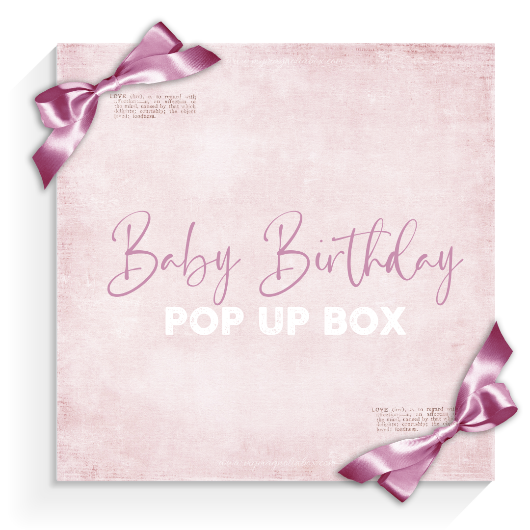 SOLD OUT! POP UP BOX Baby Birthday