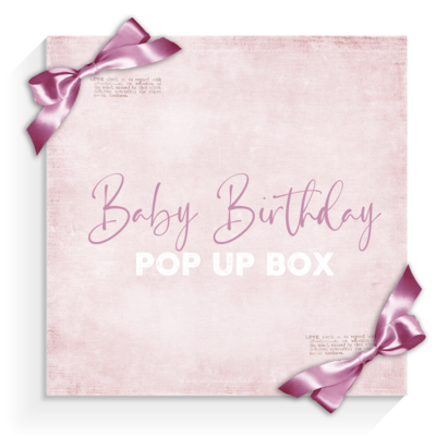 SOLD OUT! POP UP BOX Baby Birthday