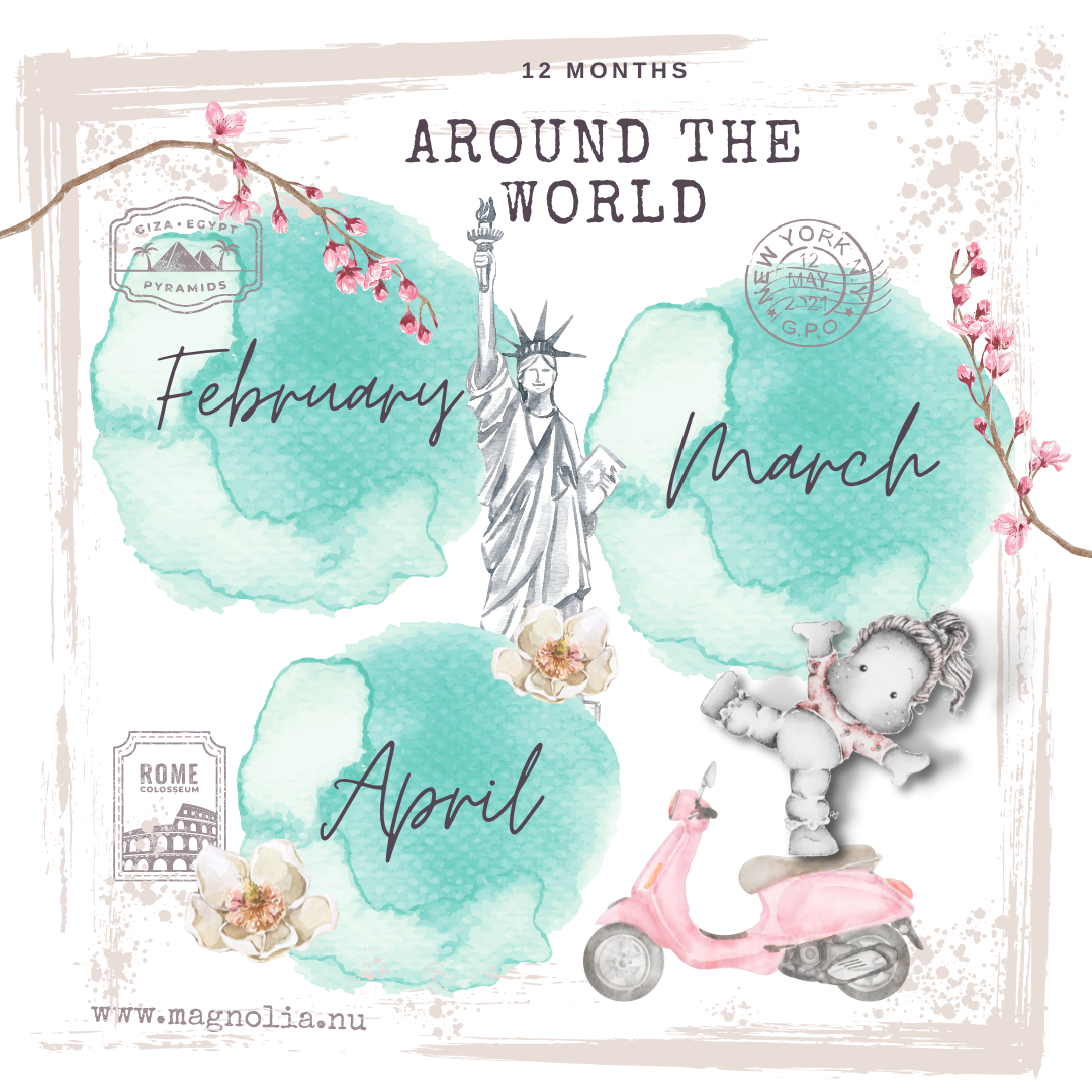 SOLD OUT! 12 Month&#39;s Around the World | Subscription Feb-Apr