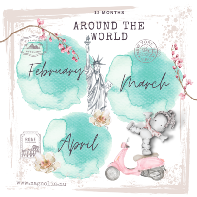 SOLD OUT! 12 Month&#39;s Around the World | Subscription Feb-Apr