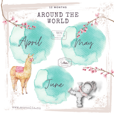SOLD OUT! 12 Month's Around the World | Subscription April-June