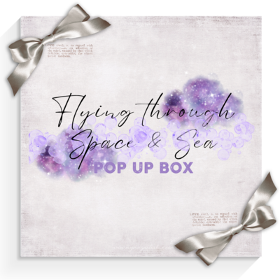 SOLD OUT! POP UP BOX Flying through Space &amp; Sea