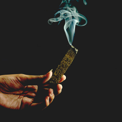 Burning Prism Incense Sticks