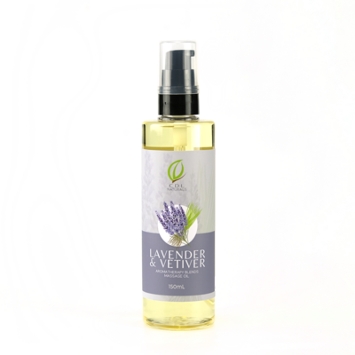 Lavender &amp; Vetiver Massage Oil 150mL