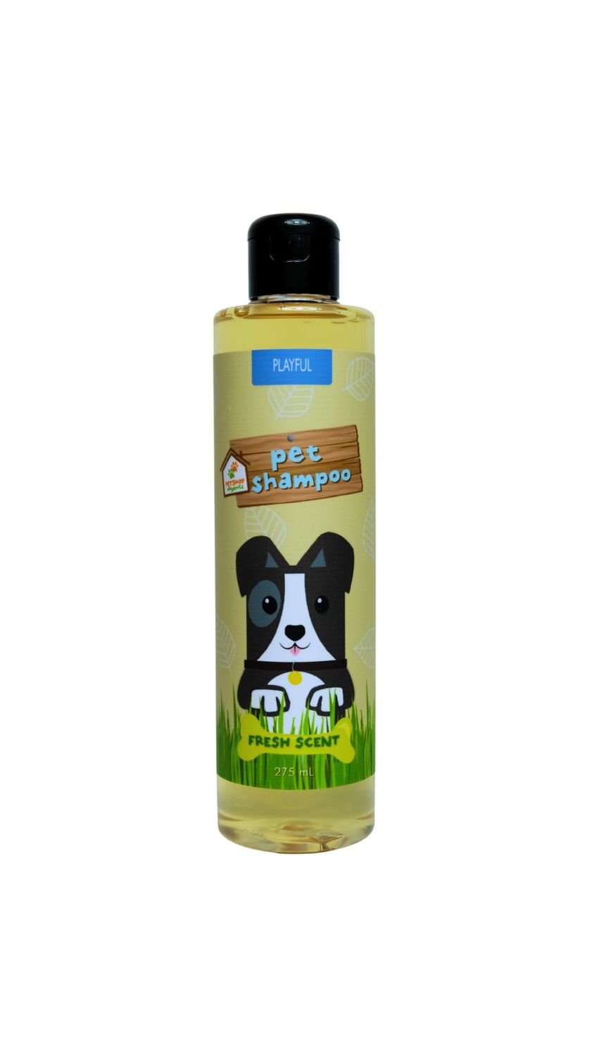 Petshop Organics Pet Shampoo, Size: 275 mL, Scent: Fresh Scent