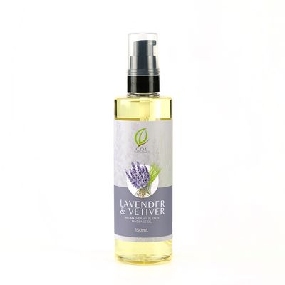 Lavender &amp; Vetiver Massage Oil 150mL