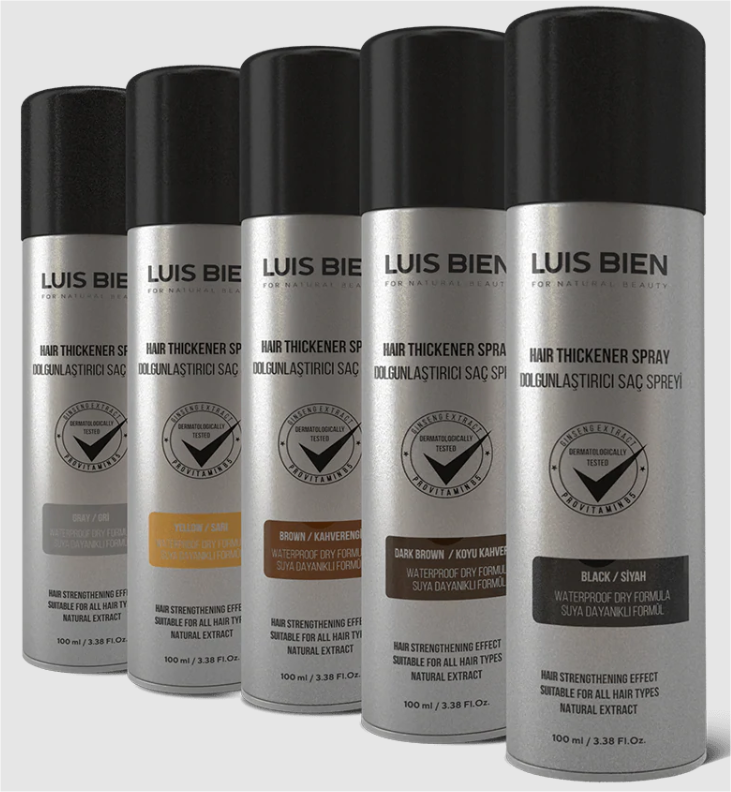 Luis Bien Coloured Hair Thickener Spray Dark Dark Brown