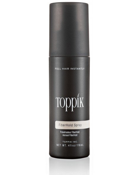 Toppik Fiberhold Spray helps lock in your hair fibers