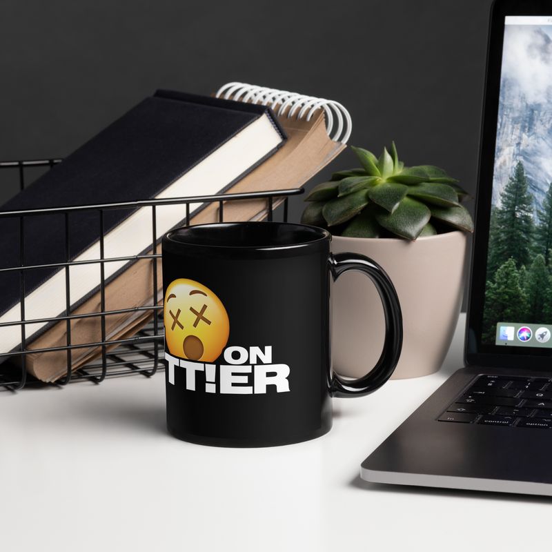 Black Glossy Mug