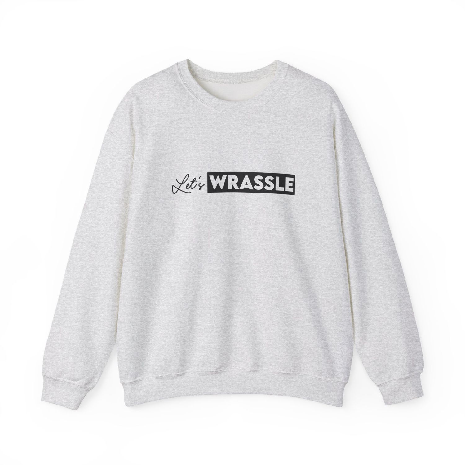 Let&#39;s Wrassle Crewneck - Gray