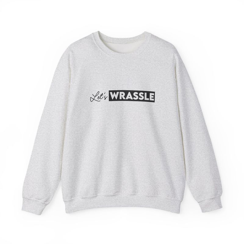 Let&#39;s Wrassle Crewneck - Gray