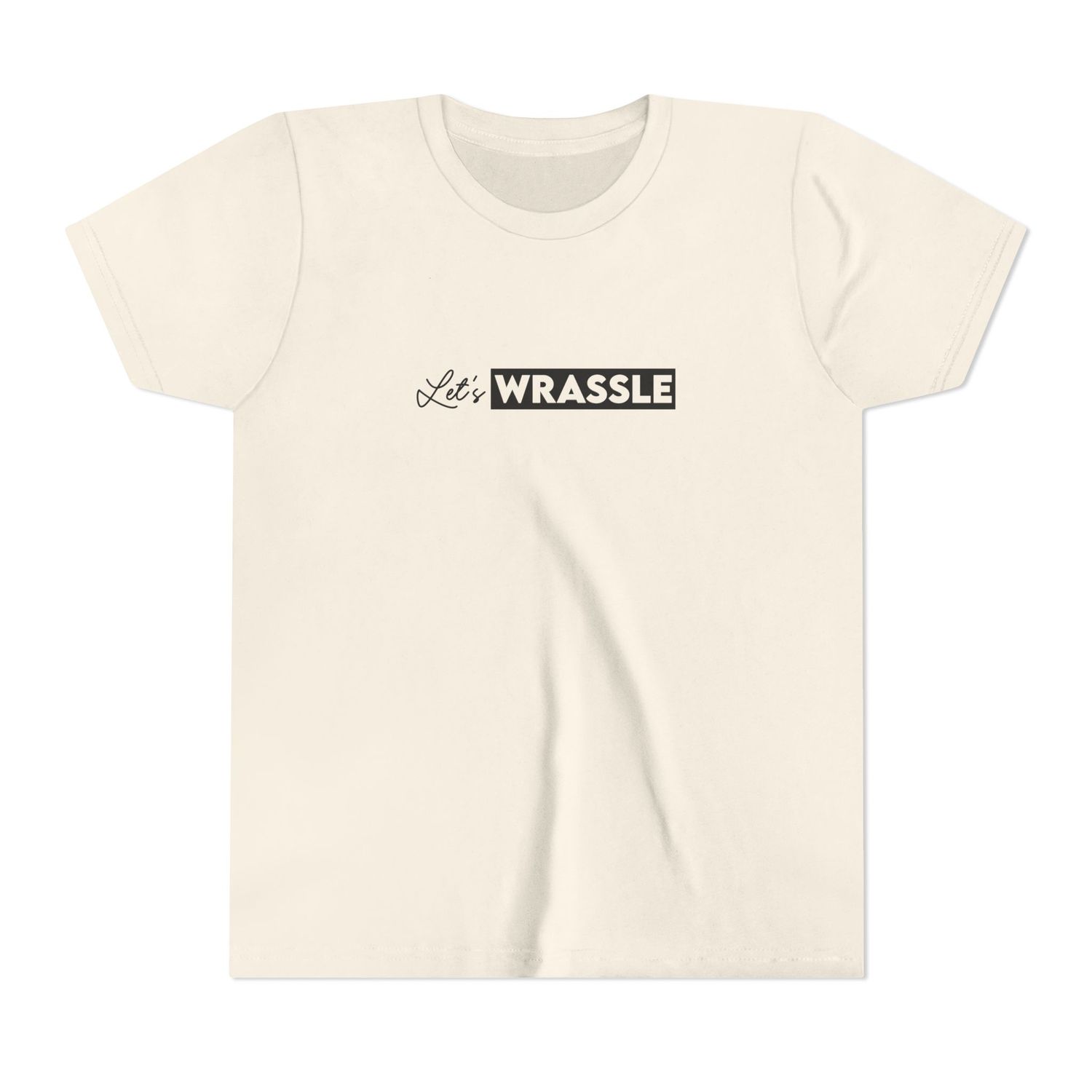 YOUTH Let&#39;s Wrassle T-Shirt - Off White