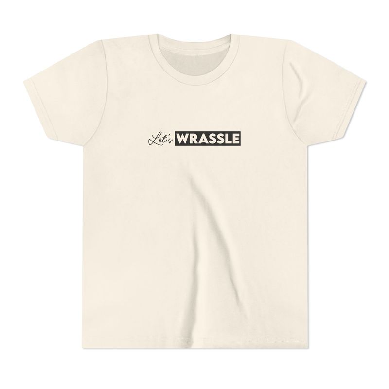 YOUTH Let&#39;s Wrassle T-Shirt - Off White